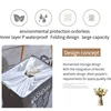 Modern simple imitation linen clothes storage basket large capacity rectangular fabric cotton linen storage basket can be folded 4