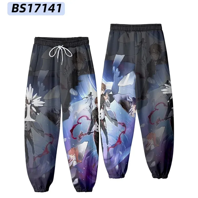 Honkai Star Rail 3D Joggers Pants Men/Women Casual Trousers Hip Hop Sweatpants Clara Silver Wolf Blade March 7th Cosplay Costume