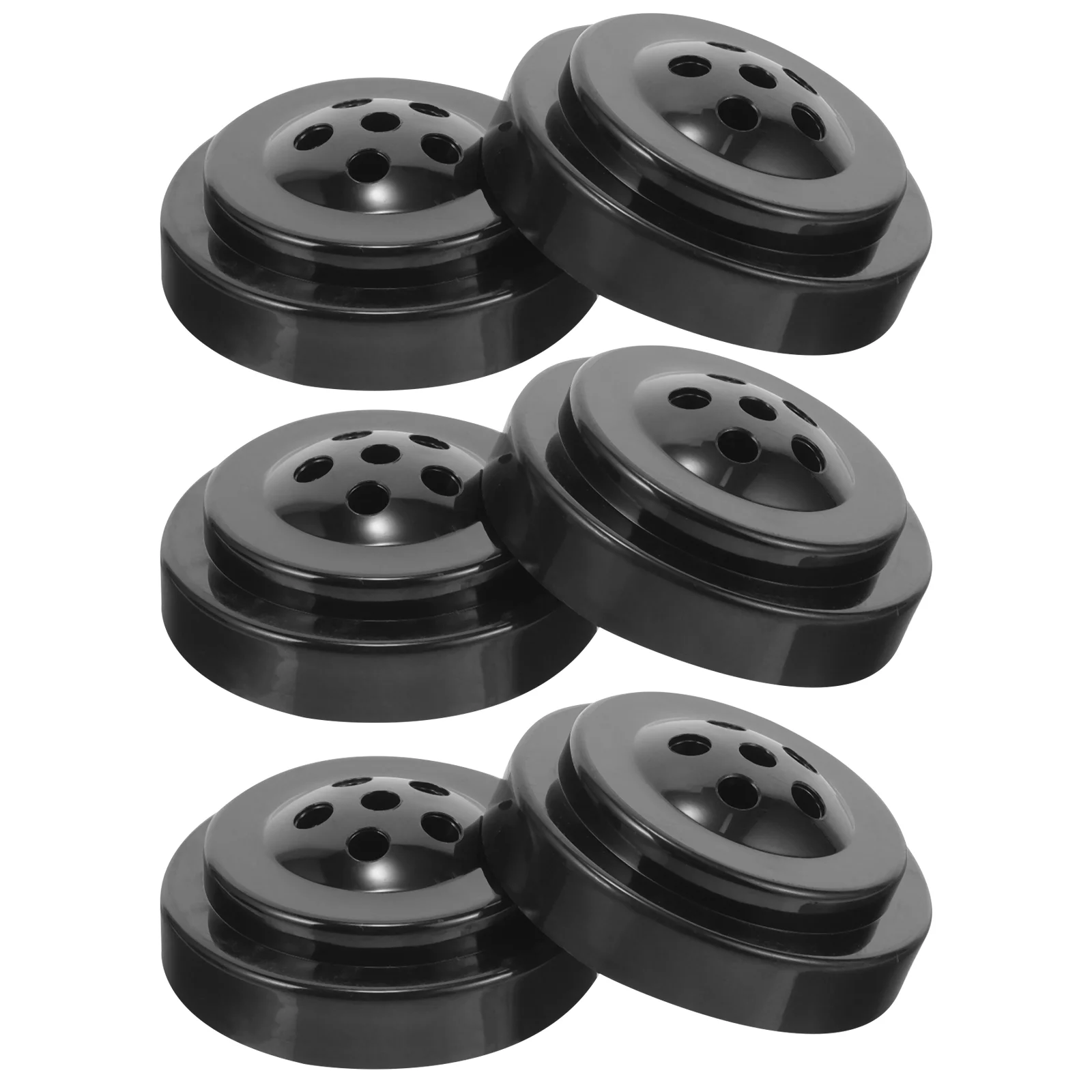 

Mini Flag Holder Stands Plastic Desk Base Miniature 6 Hole Flag Stand Base Flags Pole Stick Stand