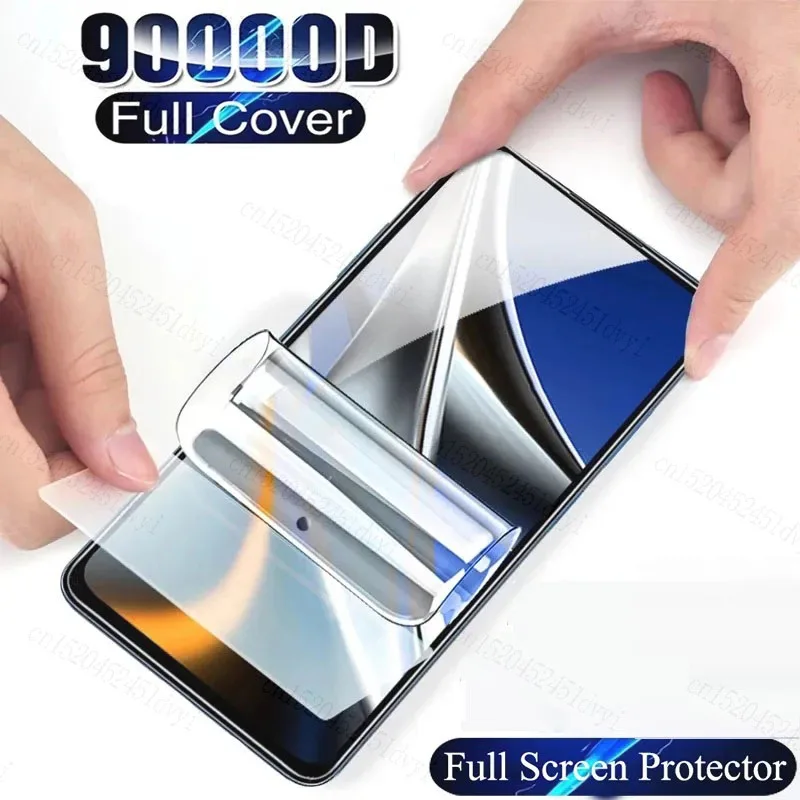 

Гидрогелевая пленка для Xiaomi Poco M3 M4 M5 M6 Pro C40 C50 C51 C55, защита экрана Poco X5 X4 X3 NFC F3 F4 GT F5, защитная пленка