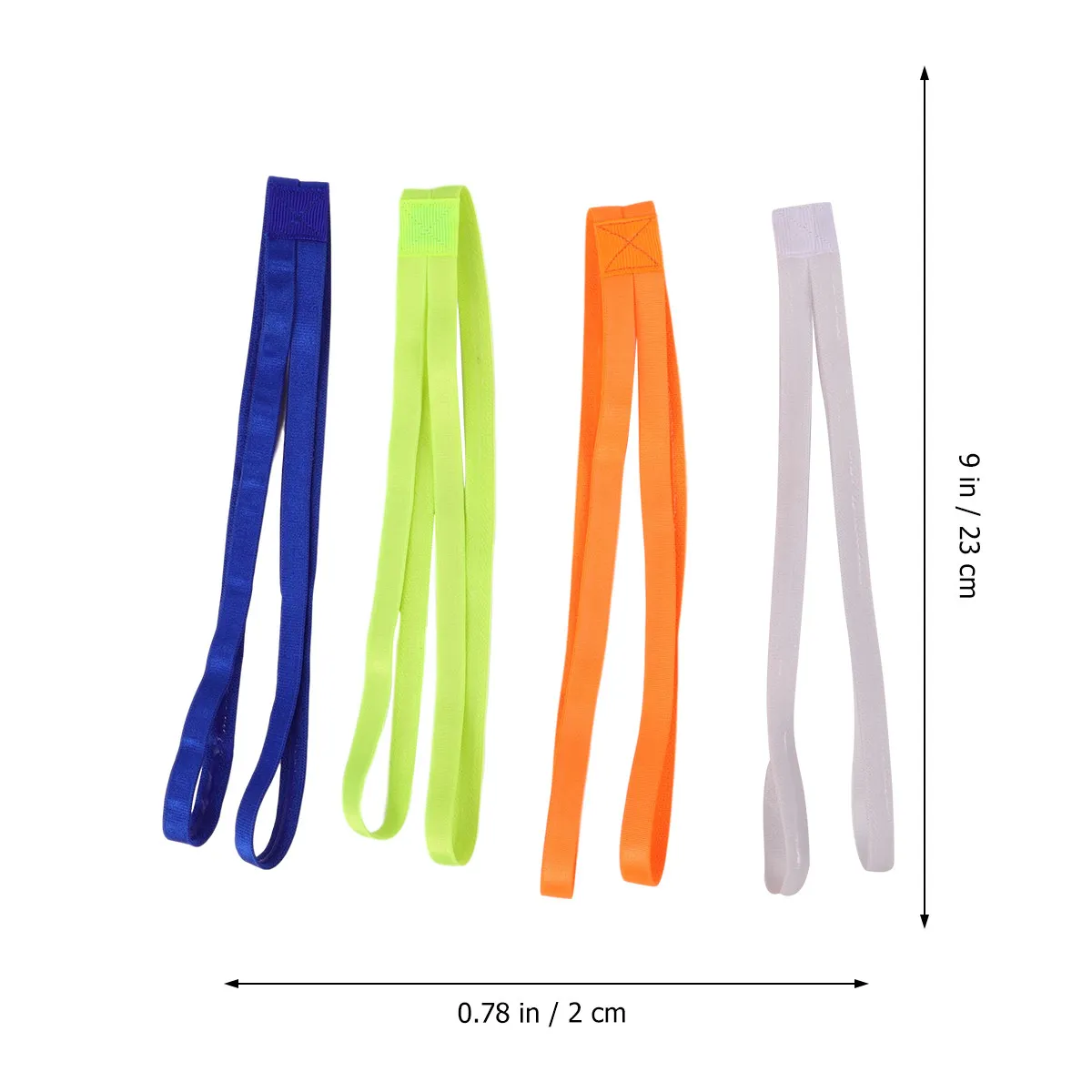 4Pcs 안티-슬립 탄성 요가 머리띠 스포츠 헤드랩 캔디 컬러 헤어 밴드 여성용 피트니스 러닝 체육관 요가 양궁 매일