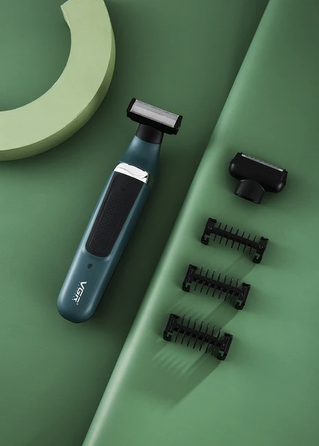 58772-69eff9.jpg VGR 393 Double blade multi-function waterproof shaver, rechargeable beard trimmer, male hair trimmer set