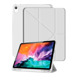 Sleek Matte Back Cover with Pen Holder - Pro 11 2020 - 2022 (Light grey)