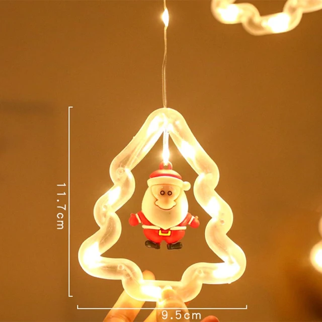 زينة عيد الميلاد للمنزل داخلي Led الستار أضواء الأسلاك النحاسية ضوء سلسلة ضوء الليل هدية عيد الميلاد السنة الجديدة 2026 ديكور 5