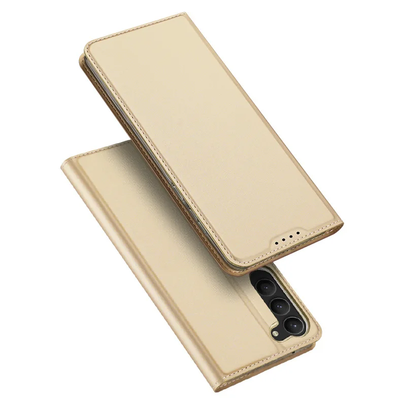 Dux Ducis Pu Leather Phone Card Cases For Samsung Galaxy S24 S23 FE Plus Ultra Power Coque Luxury Thin Flip Cover Wallet Case