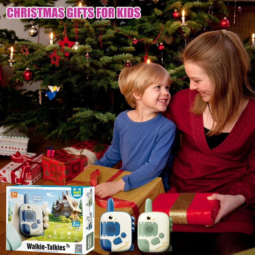 Walkie Talkies Toys for Kids, Children Wireless Transmission Pager, Outdoor Conversation Cartoon Toys, Christmas Gifts for Boys 6
