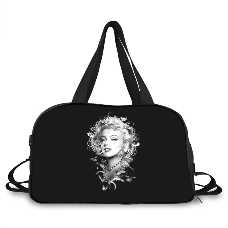 

Marilyn Monroe 3D printing fashion trend portable large capacity multi function messenger bag travel bag