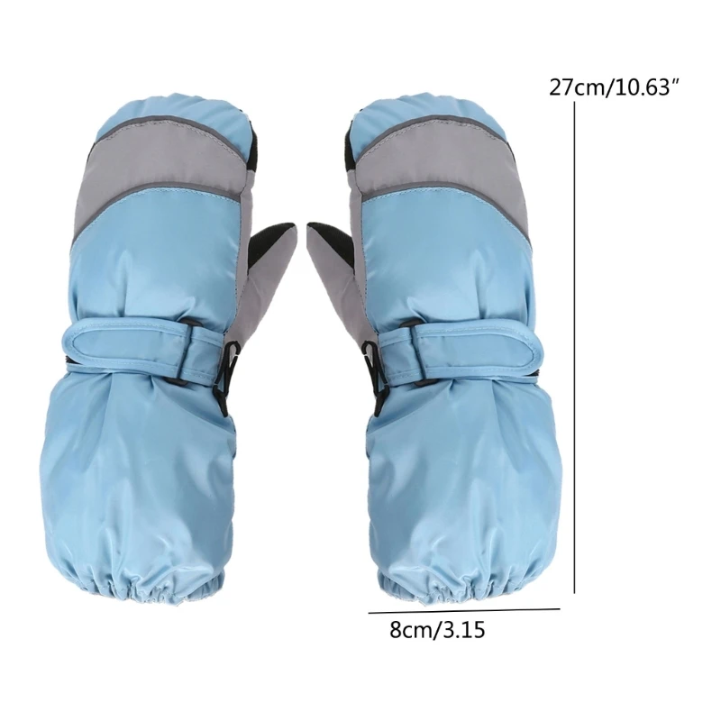 Breathable Sports Gloves Non-slip Kids Fingerless Mittens for 4-8T Boys & Girls