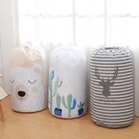 Quilt Storage Bag Clothing Finishing Bag Large-capacity Drawstring Bags PEVA Waterproof Moisture-proof Moving Bag Packing Bag 1
