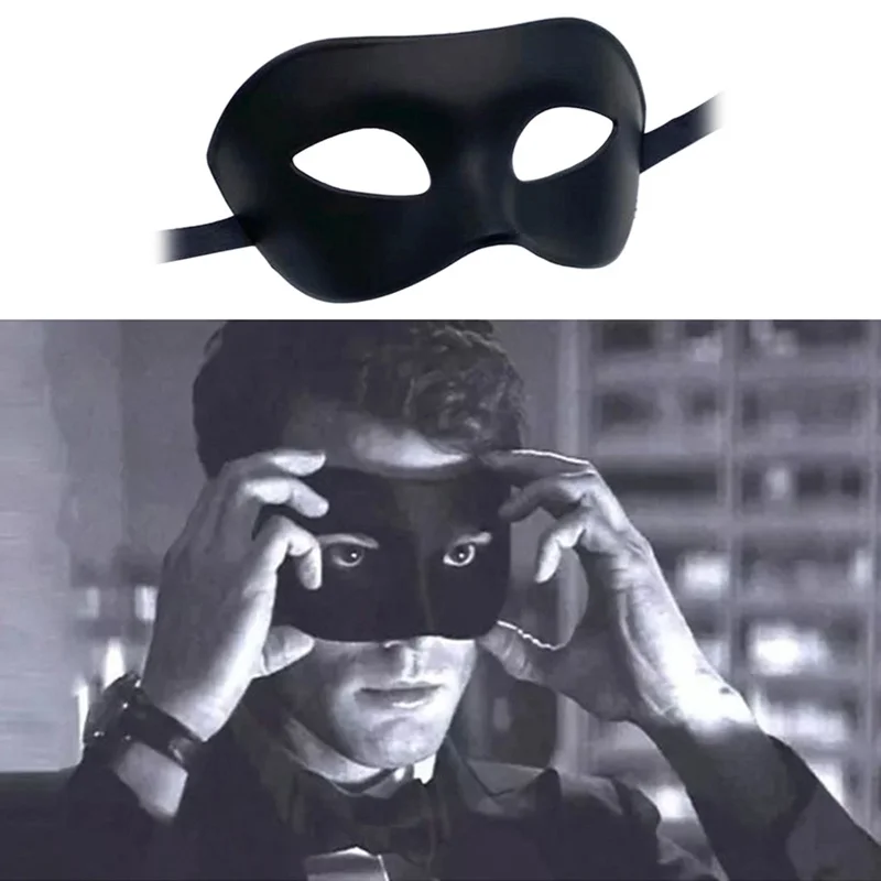 Männer Frauen Maskerade Prom Sexy Schwarz Augenmasken Paar Venezianische Cosplay Requisiten Halloween Karneval Party Kopfschmuck Halbe Gesichtsmasken – Detail 7