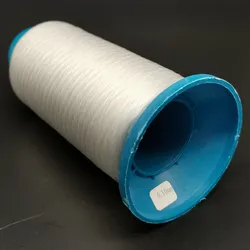 Durable Transparent Nylon Thread for Quilting, Dressmaking, and Beading - Black/White (0.1mmWhite)