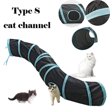 Foldable Pet Tunnel Cats, Rabbits, Guinea Pigs, Ferrets etc 1