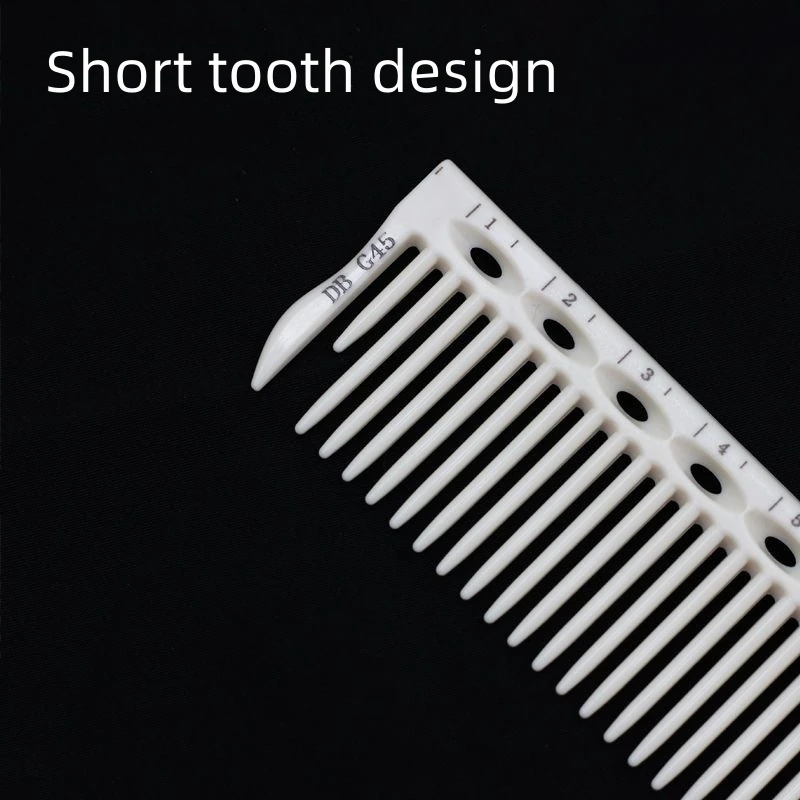 1Pc Hairdressing Comb Hair Cutting Comb Natural Resin Double Sided Scale Barber Shop Hair Salon Professional Styling Tool Y0416 2