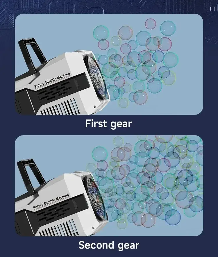 Bubble Gun Bubbles Machine Electric Soap Full Automatic Blowing Maker Lights Handheld Outdoor Games Park Wedding Toys for Kids