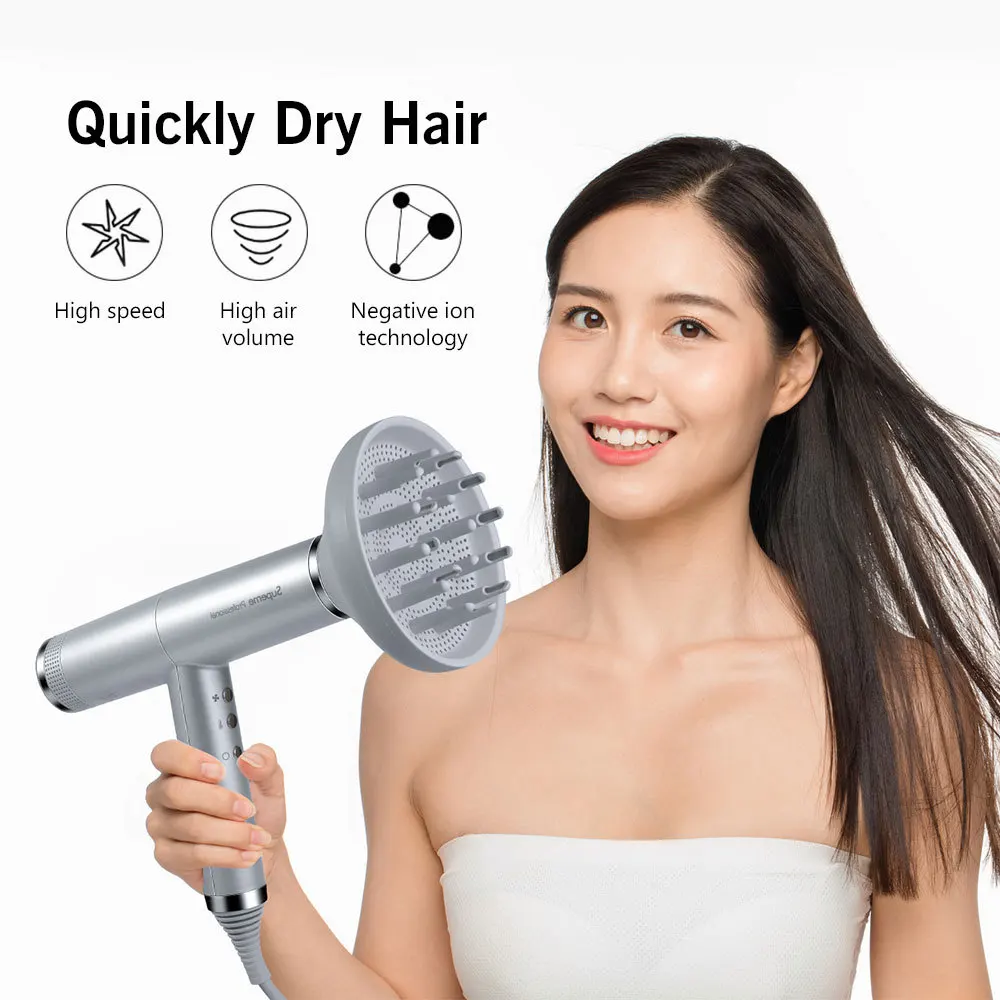 Iônico secador de cabelo para o cabeleireiro 6 em 1 super secador