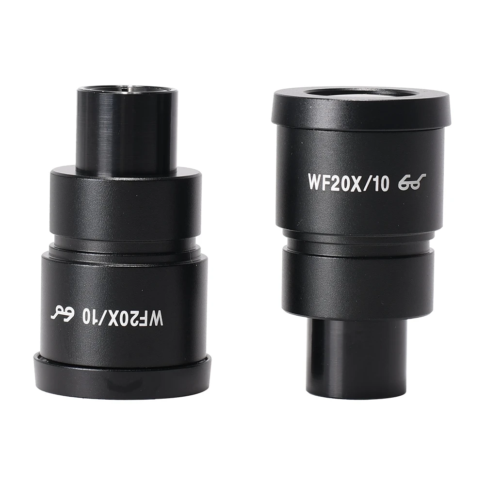 RF4 1 Pair Of 20X Professional Stereo Microscope, Binocular Triocular Polar Field Eyepiece 5