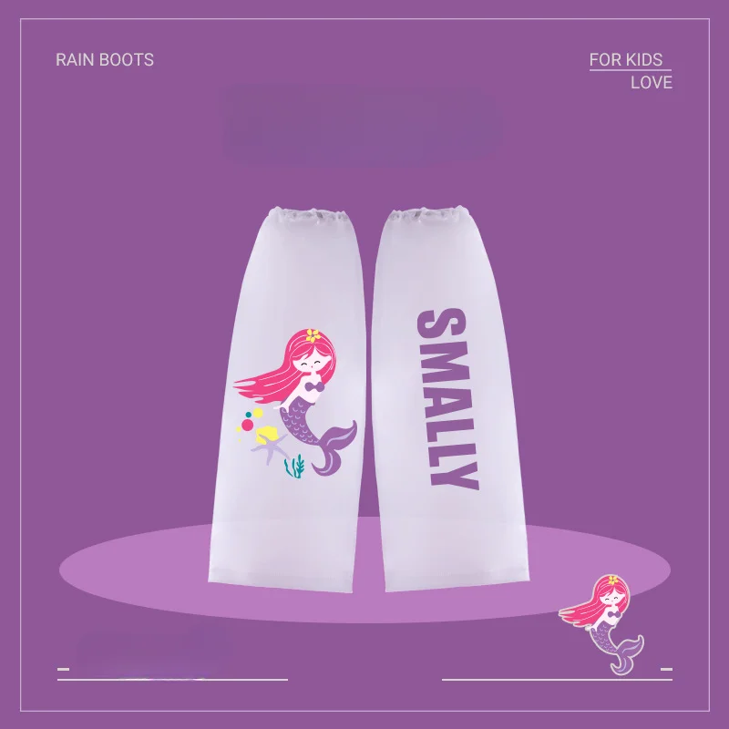 Children's Tall Rain Pants Set Kindergarten Anti-dirt Anti-fouling Boys and Girls Waterproof Baby Rain Cute