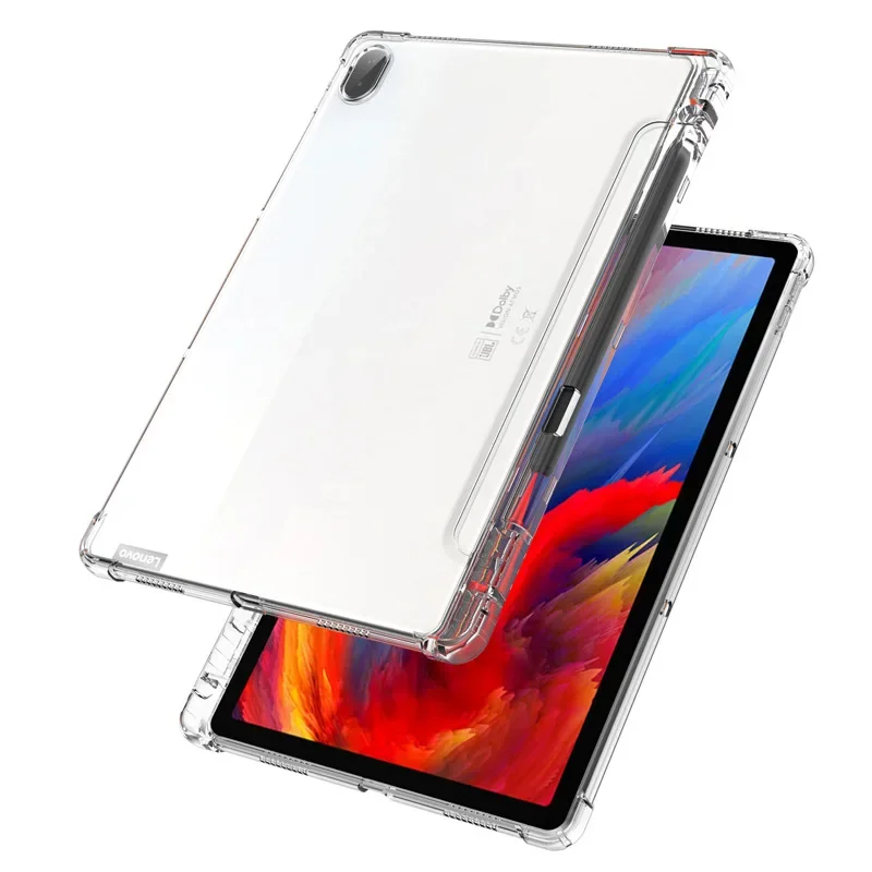 Capa Pencil Solt para Lenovo Legion Y700 Xiaoxin Pad Pro Capa para Tablet Transparente Macio Canto do Air-bag Suporte para Caneta 11.2 11.5 12.6 Plus - Imagem 3