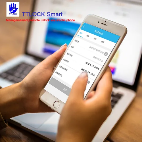 Tuya TTlock 스마트 홈 블루투스 지문 잠금 장치, 스마트 도어락, 디지털 비밀번호 앱 원격 잠금 해제, 전자 잠금 장치 4