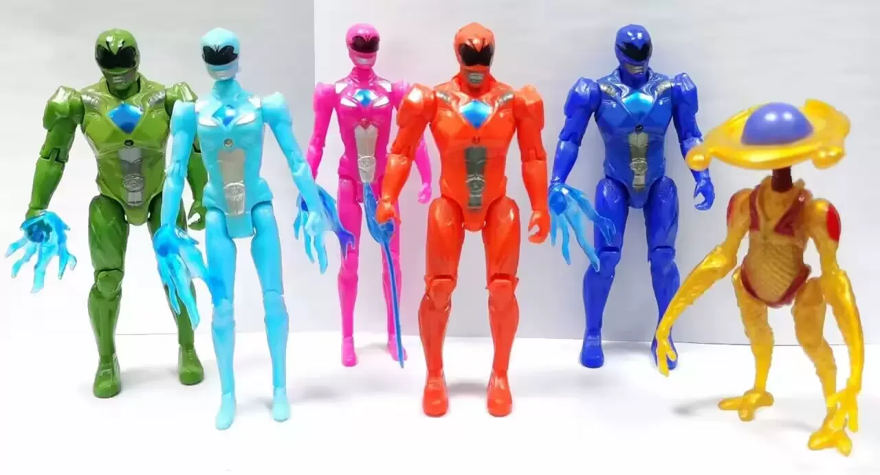 thumbnail image 1 of Figura de acción de Powers Rangers, Ranger rosa/rojo, muñeca alienígena ET, Aime, Mighty Power Morphin, dinosaurio, equipo Rangers, colección, modelo de juguetes, 1 of 5