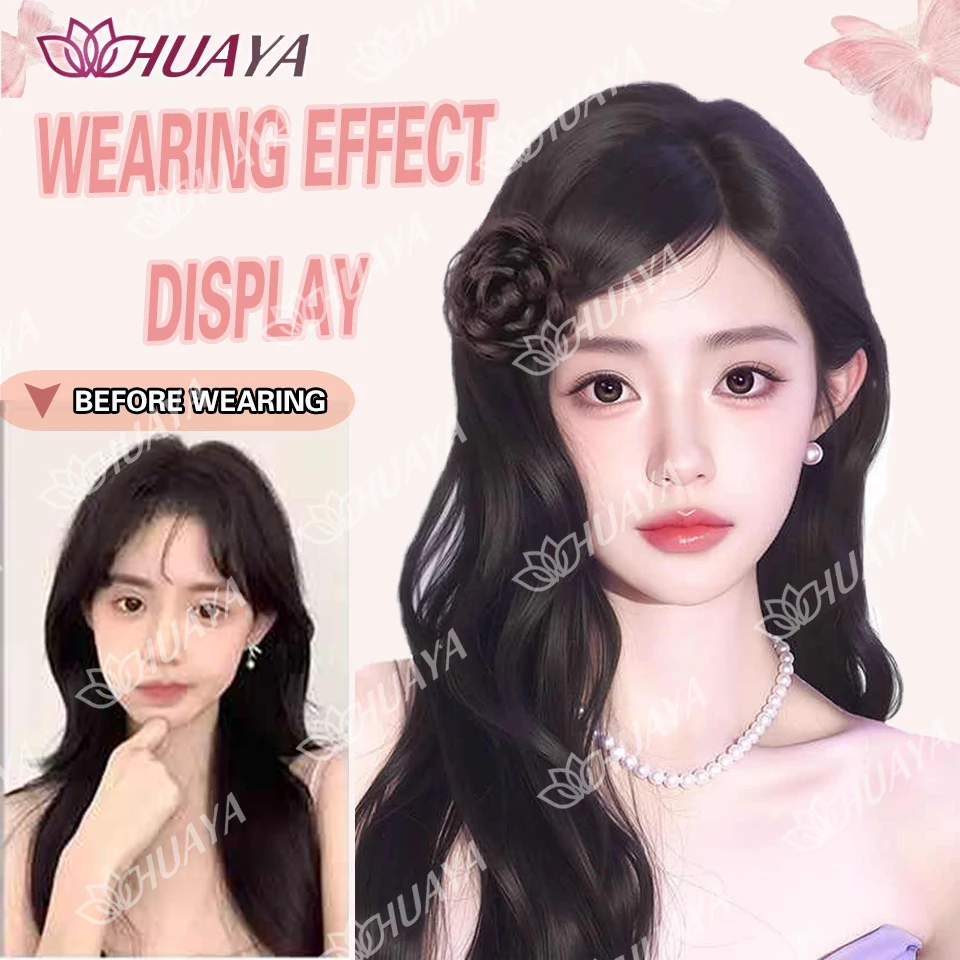 합성 장미꽃 헤어 클립 가볍고 휴대하기 좋은 탄성 클로 클립 여성의 일상 착용에 적합합니다