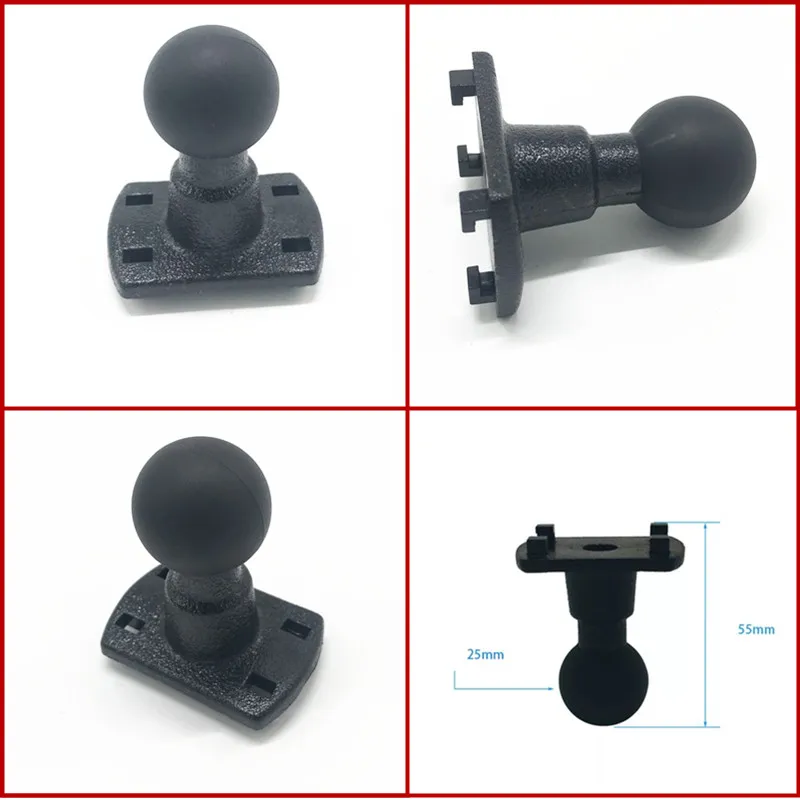 Motocicleta de Alumínio Suporte do Telefone Resistência à Água Freio Embreagem Reservatório Capa Base Montagem Móvel Case 6.1cm Duplo Soquete Braço - - Image 4