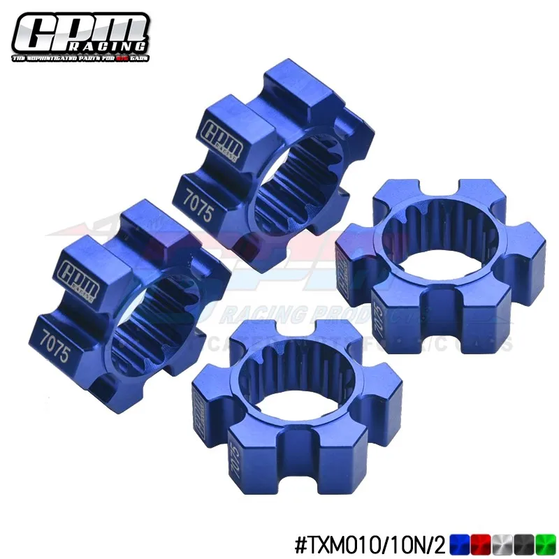 

GPM алюминий 7075-T6 Набор шестигранных ступиц колеса 7756 # для TRAXXAS 1/5 X-Maxx 6S 8S XRT