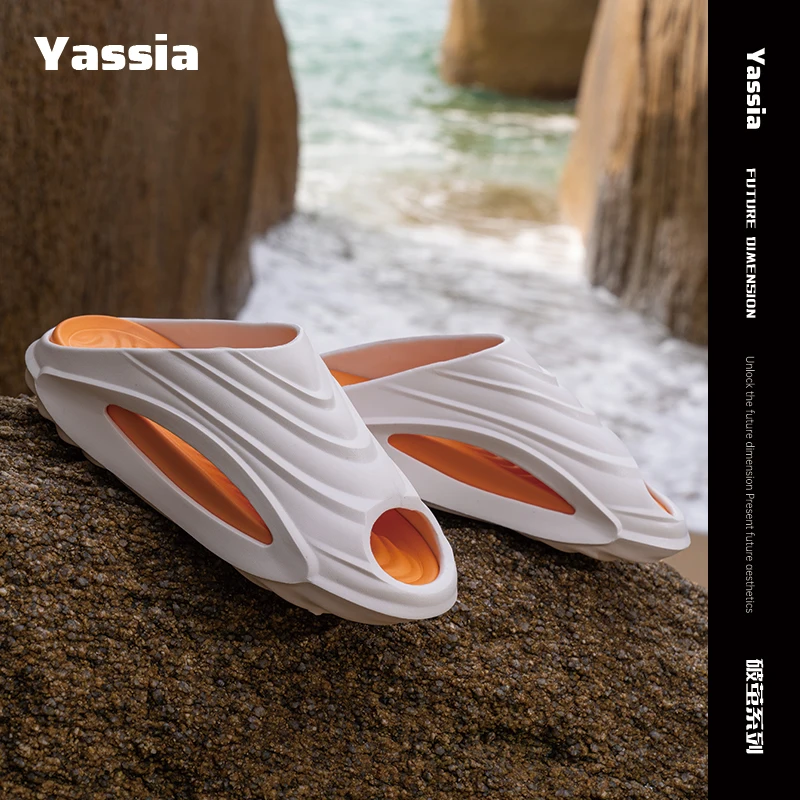 

New Summer trend Men Slippers Sneaker Slippers Thick Bottom Platform Slides Soft Eva Slippers Casual lover Beach sport Shoes