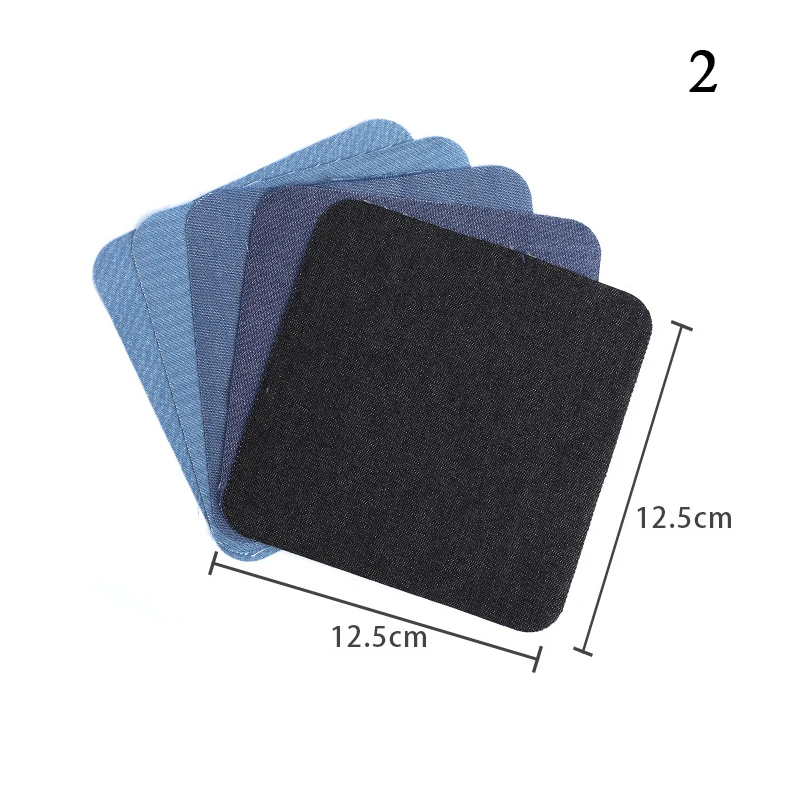 Eisen Auf Reparatur Patches Für Kleding, 26 Kleuren Zelfklevende Vierkant Kleurrijke Eisen Auf Reparatur Patches Reparatur Patches Kits Fur~p138033222