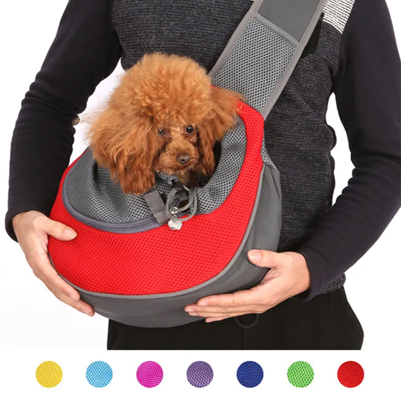 Pet Carrier Bag Pet Carrying Bag Pet Backpack Puppy Carrier Mesh Oxford Single Dog Shoulder Bag