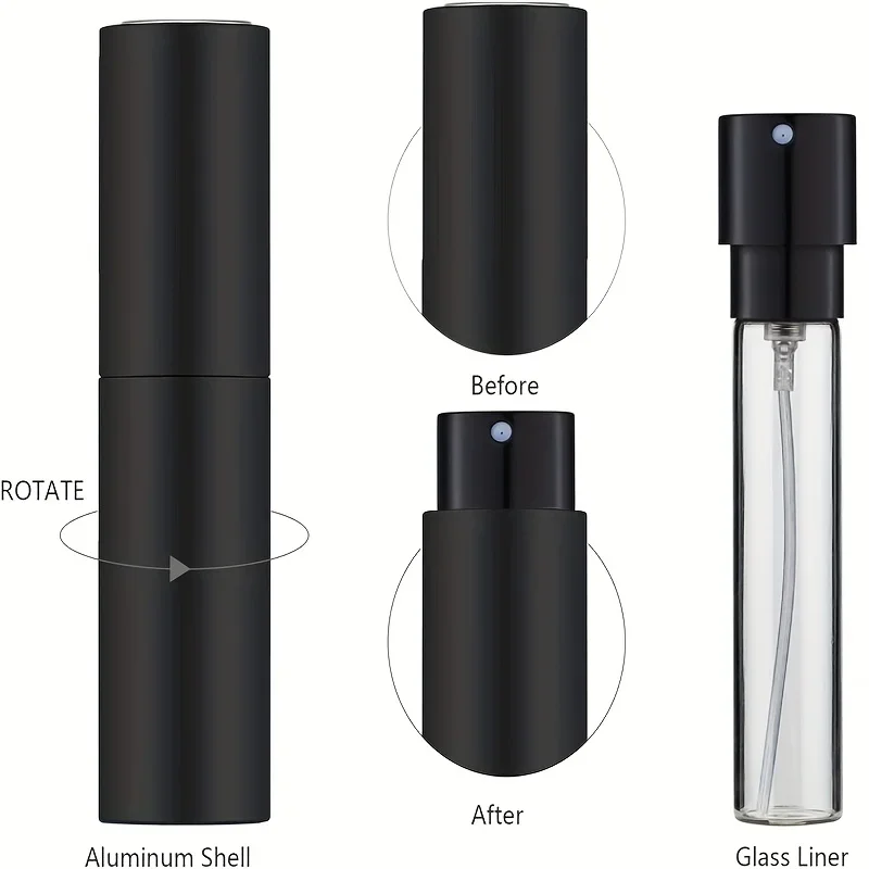 The Portable Perfume Sprayer Refillable Mini Cologne Container