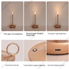 Touch LED Candlelight Camper Table Lamp Rechargeable Camper Waterproof Warm Light Candle Lamp Dinner Atmosphere Table Lamp 3