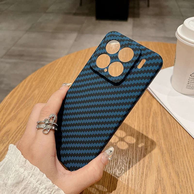 Kevlar Carbon Fiber Pattern Hard Case Cover with Enhanced Protection