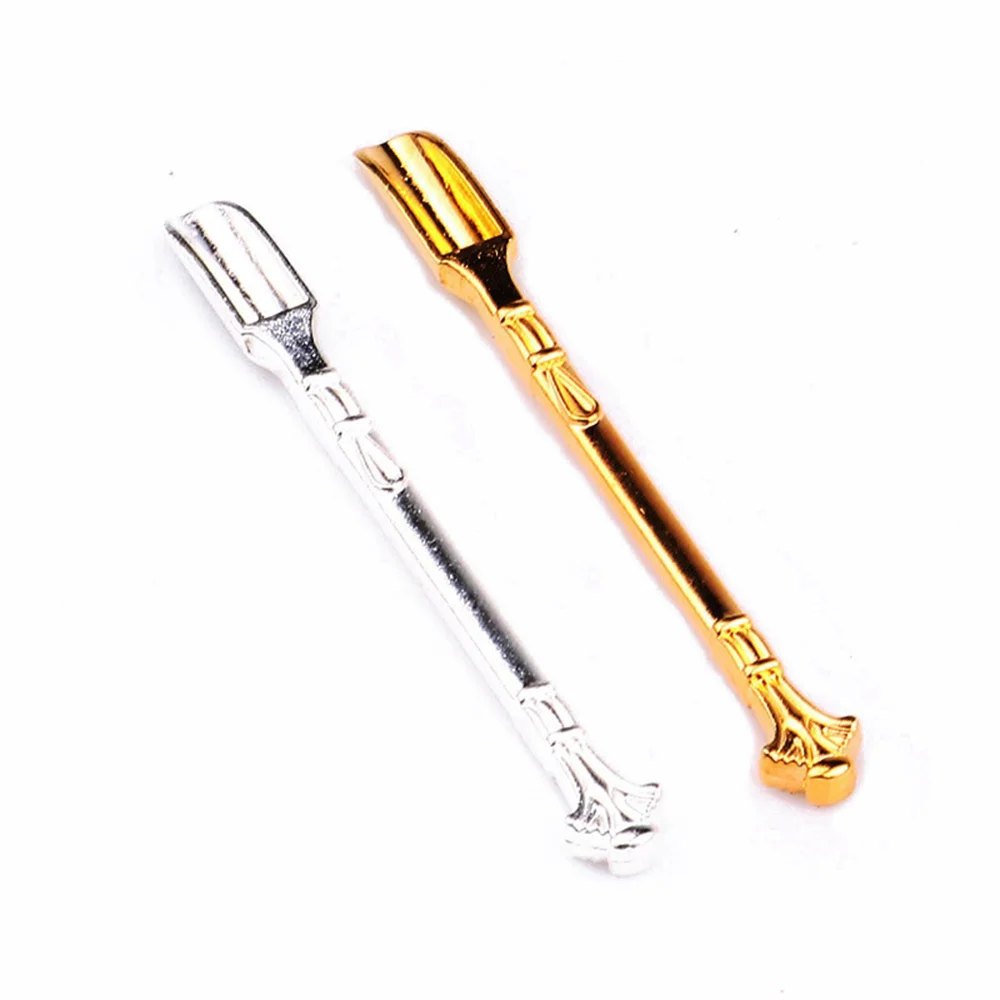 1/2/4PCS Metal Mini Shovel Spoon Spoon Micro Debugging Shovel Teaspoon Dessert Salt Mini Powder Dessert Spoons Stainless Steel Spoon Mini Shovel Spoons