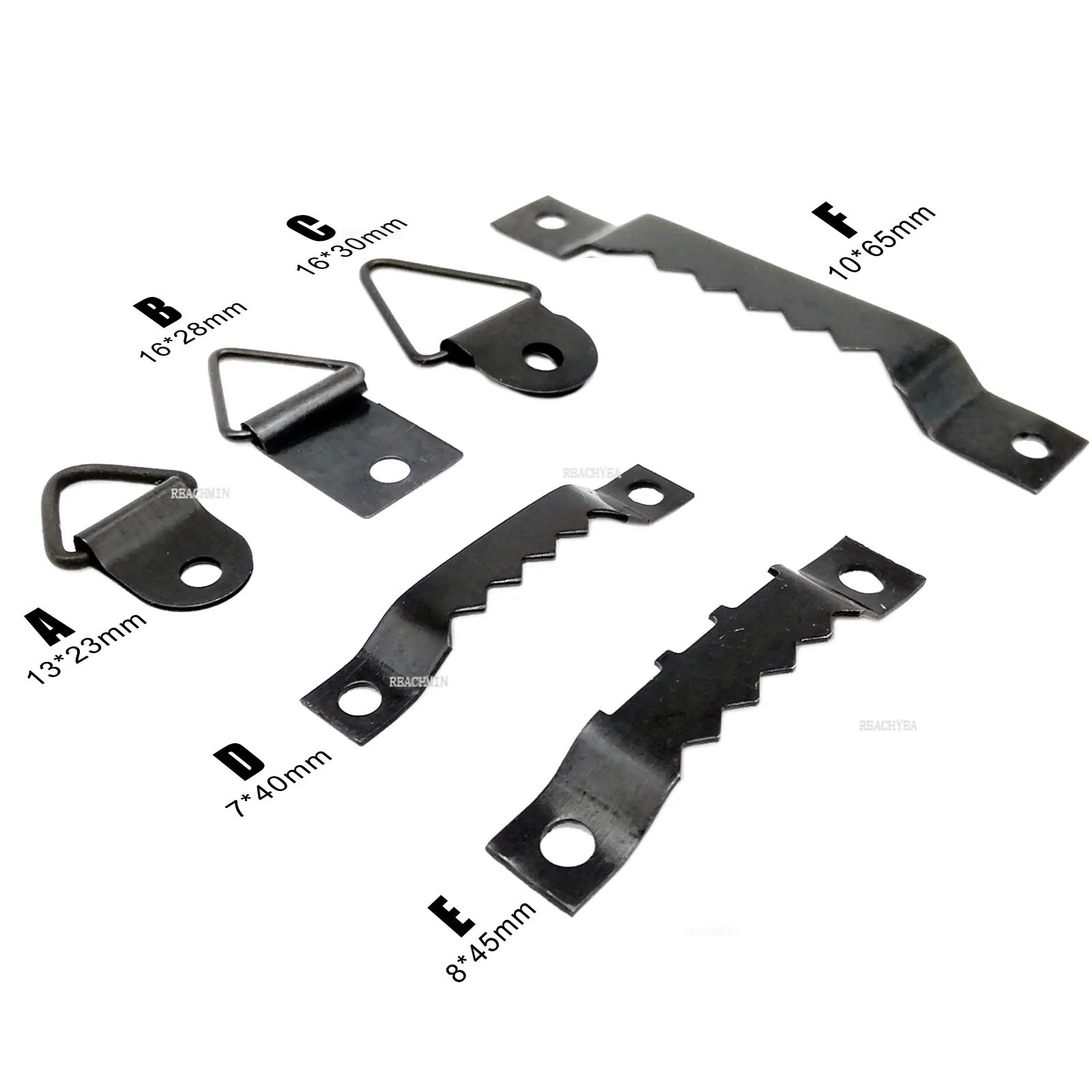 25pcs Black Triangle DRing Sawtooth Hanging Picture Photo Frame Hanger