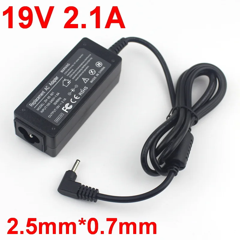19V 2,1A 40W Caricabatterie per Laptop per Asus Eee PC 1015PED 1015PEM
