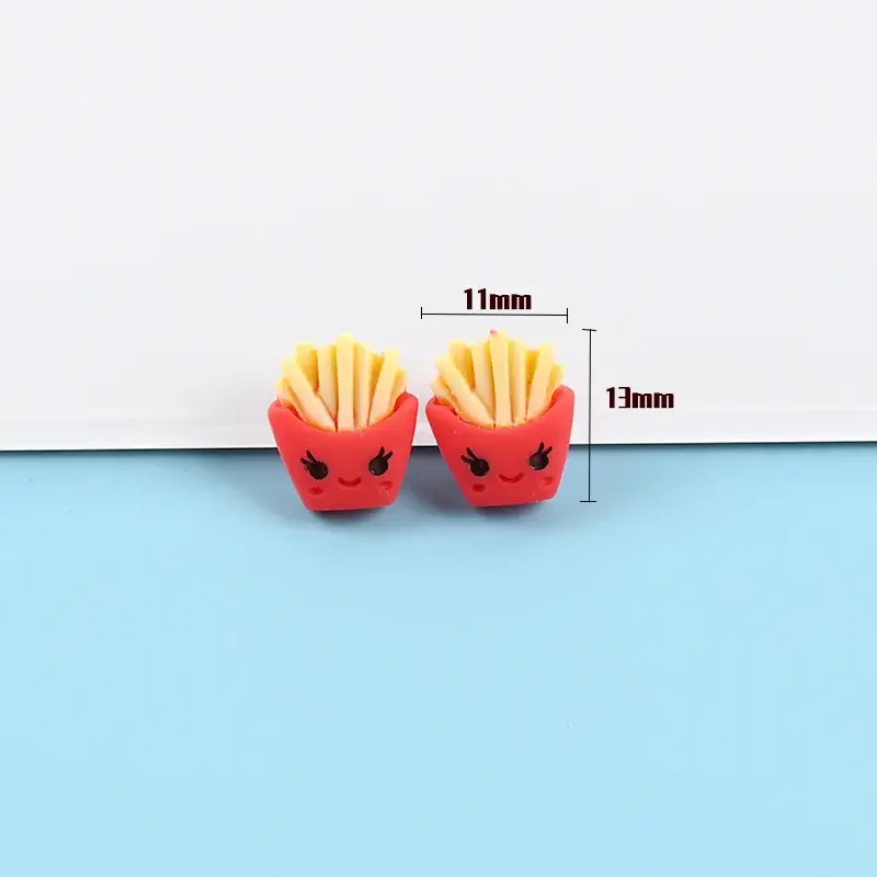 10Pcs Mini Cute Simulation Candy Biscuits Donuts Flat Back Resin Kawaii Fake Food Craft DIY Hair Accessories Phone Case Decor - Image 9