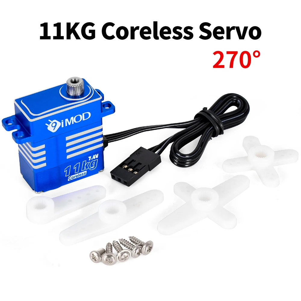 9imod rc digatal servo 11kg kernloses metall getriebe servo 4,8-8,4 v für rc auto rc hubschrauber diy zubehör – Detail 9