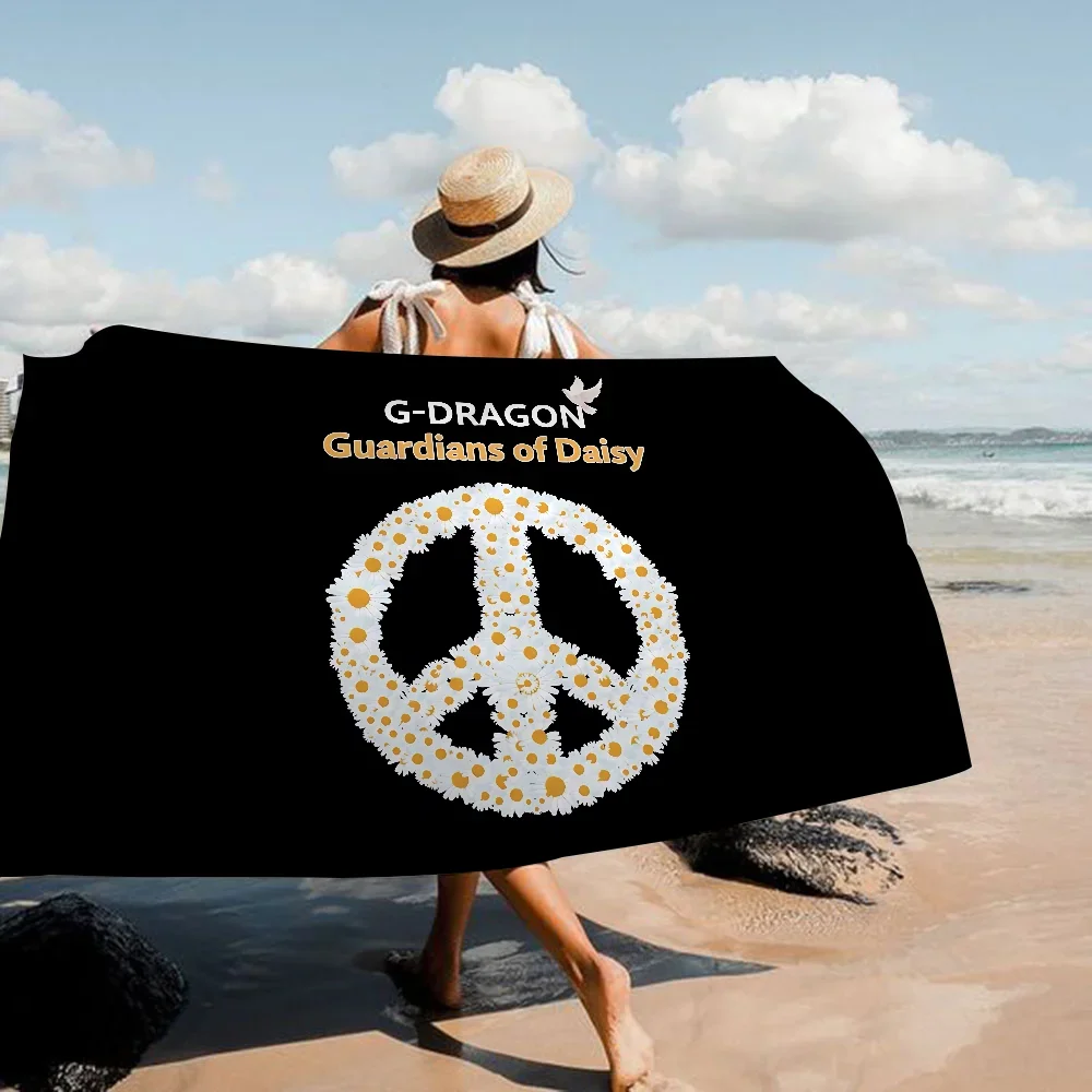 G-Dragon Peaceminusone デザインビッグマイクロファイバービーチ