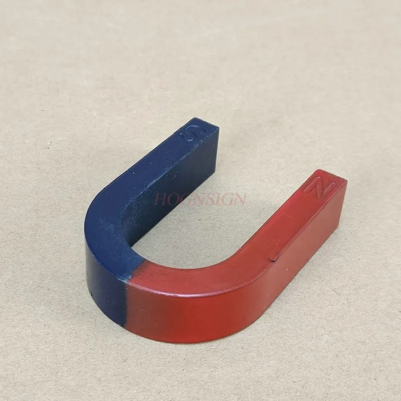 Magnete A Ferro Di Cavallo A U - 40mm Rosso/Blu Per Esperimenti Di Fisica E Didattica - Foto 10