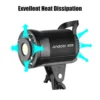 New!!! 135W/ 100W/ 60W Studio LED Video Light Dimmable Bowens Mount Continuous Light for Live Streaming Photo Video Recording 6