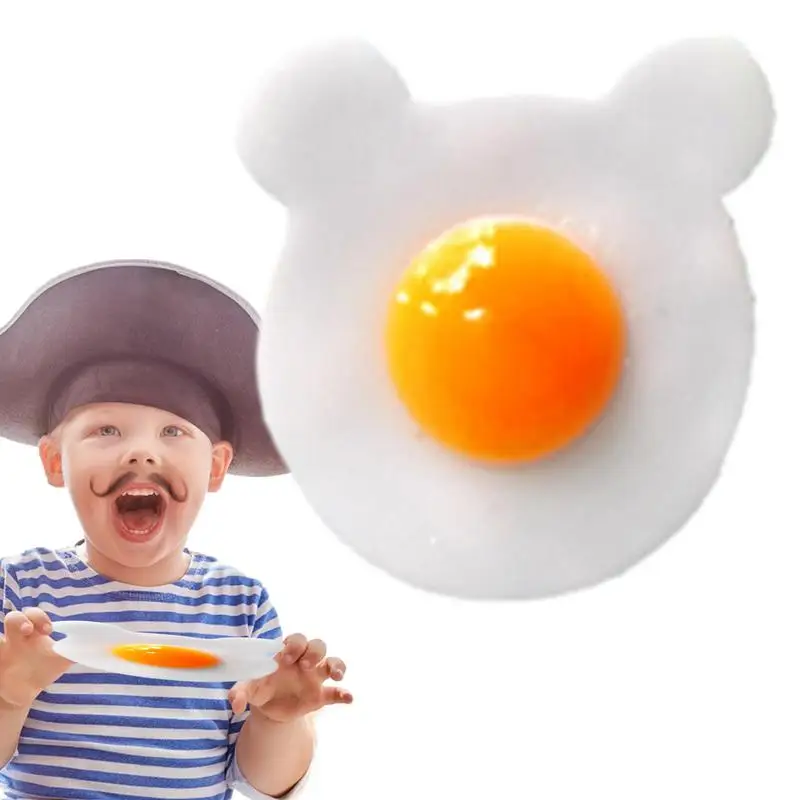 

Stress Relief Squeezing Eggs Artificial Fake Egg Novelty Sensory Toys Funny Prank Toy Egg Novelty Gift For Boys & Girls Tension