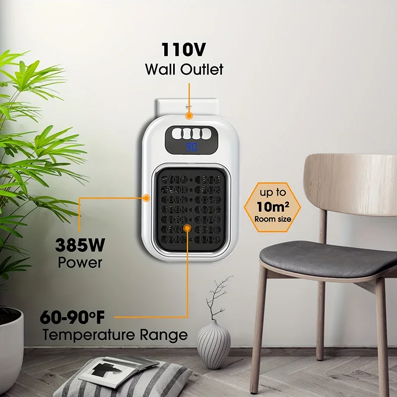 Xiaomi Portable Heater Fast Heating Silent Safety Energy Saving Home Heater with Remote Control Low Consumption Heating Fans 6