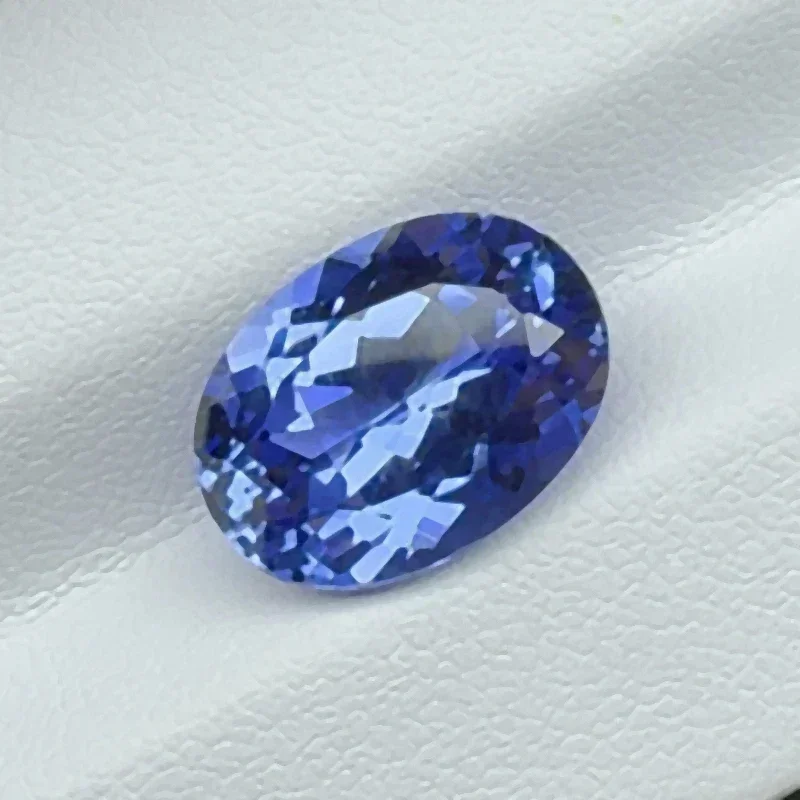 Lab Grown Sapphire Cornflower Color Oval Cut 10x14mm 8ct VVS1 Gemstone for Diy Jewelry Making AGL Certificate