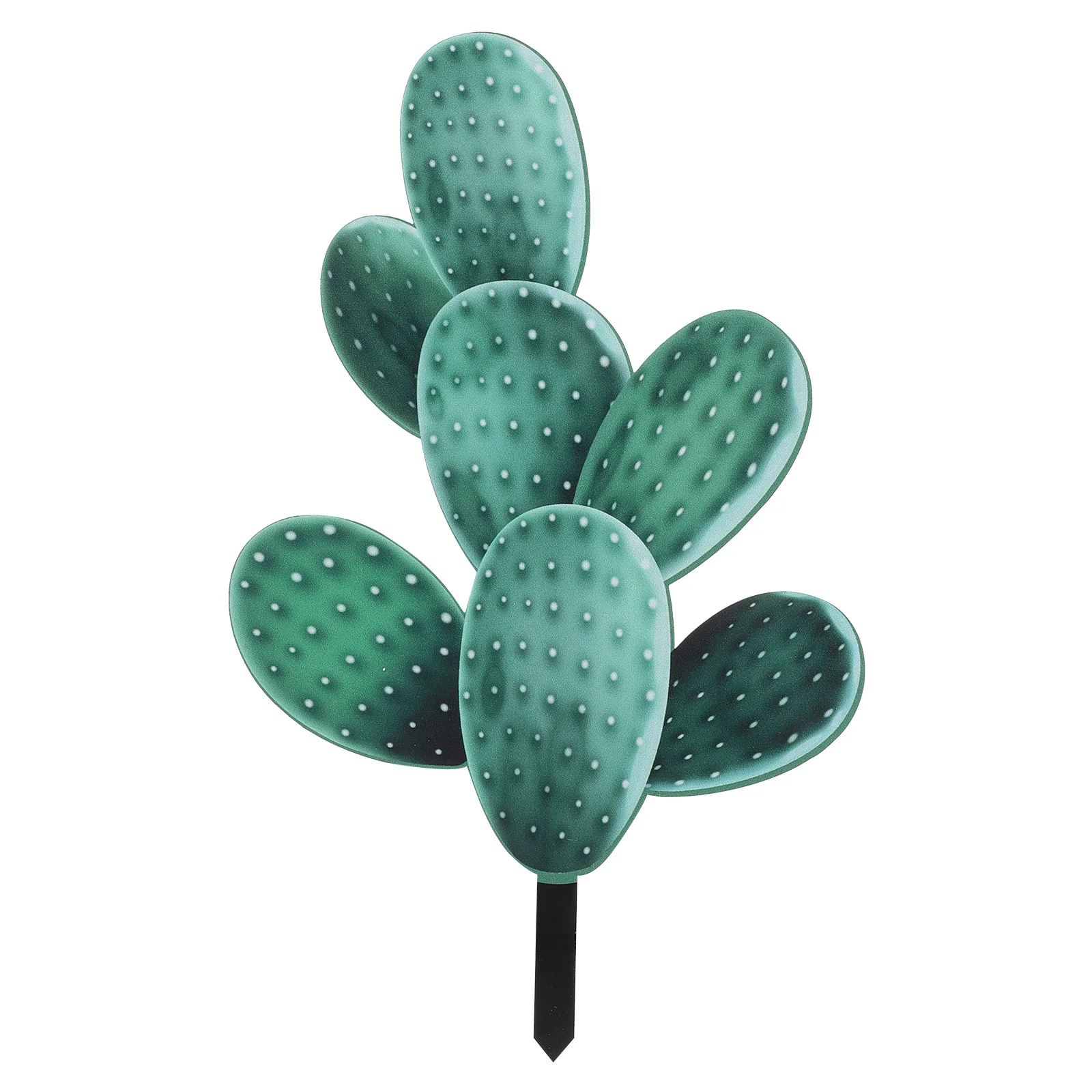 

Cactus Rustic Sculpture Metal Cactus Yard Art Acrylic Succulents Plants Stake Hand Painted Sculpture Statue Outdoor Patio Yard