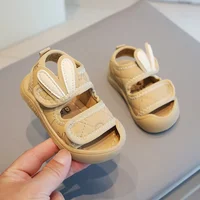 Boys Baby Rabbit Ear Sandals Summer Cute Girls Infant Kick Resistant Beach Sport Sandal Anti Slip Soft Sole Kids Toddler Sandals 3