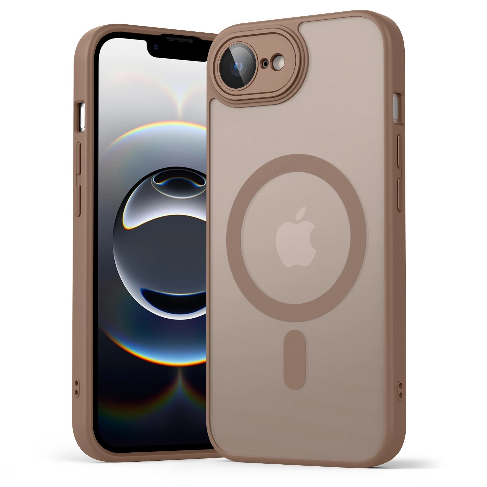 ตัวเลือกสินค้า เคสแม่เหล็กด้านหรูหรา ป้องกันกระแทก ชาร์จไร้สาย iPhone 16e/17e