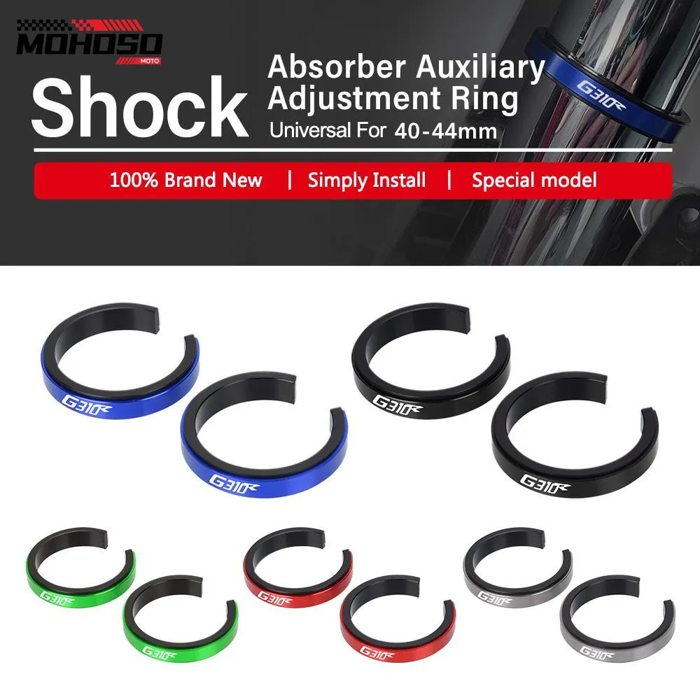 

40-44mm Motorcycle Shock Absorber Auxiliary Adjustment Ring Part CNC For BMW G 310 R GS G310R 2016-2023 2022 Front Suspension