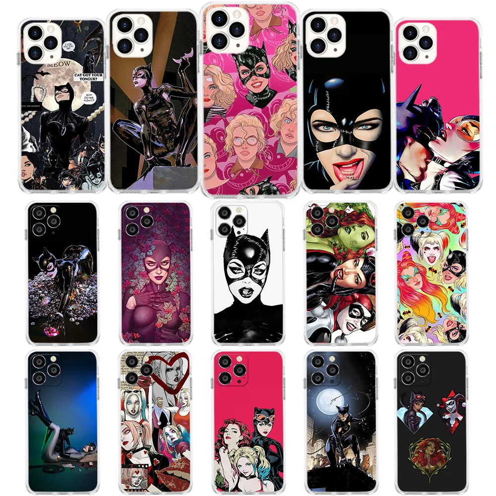 Id-17 Catwoman Batman Custodia Morbida Per Lg K52 K65 K42 K118 K11 Plus K10 K22 K40 K12 X4 K40S K41S K50S K51S K61 K92