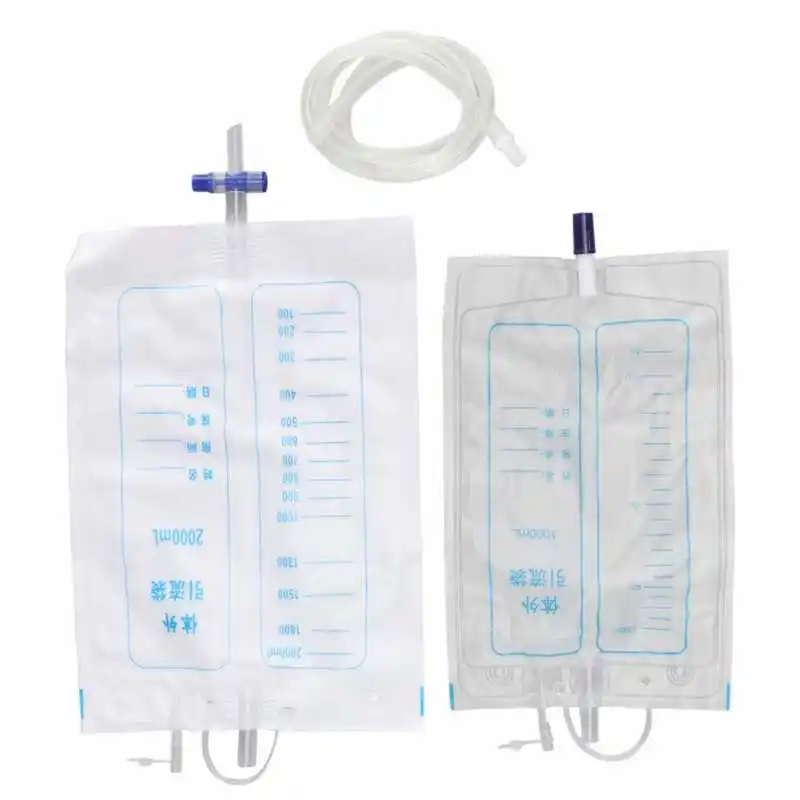 Urine Collector Reusable Silicone Urinal Leakproof Urine Catheter Bags Portable For The Elderly